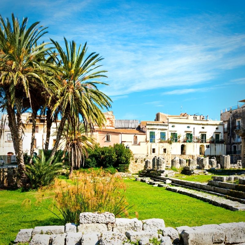 Isola di Ortigia i templi greci - Enjoy Siracusa